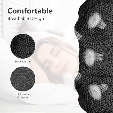 Zalloro - Heated PU Leather Kneading Massager – Infrared U-Shaped Shoulder & Neck Massage Shawl