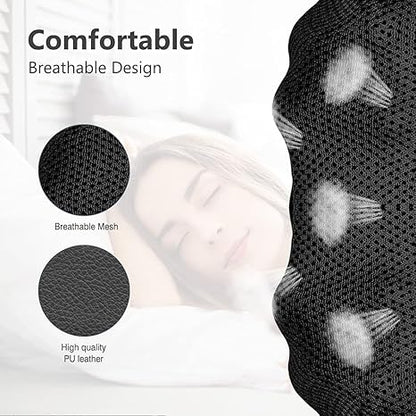 Zalloro - Heated PU Leather Kneading Massager – Infrared U-Shaped Shoulder & Neck Massage Shawl
